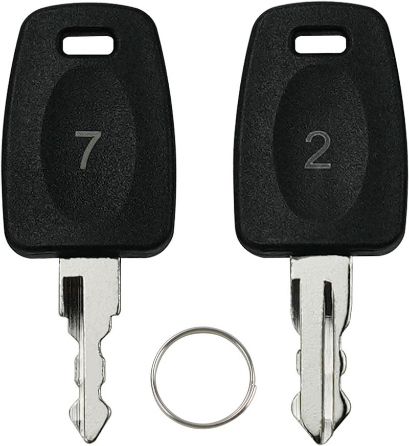gradora Luggage Keys 002 007 Replacement for Bag Suitcase Luggage Lock - Image 1